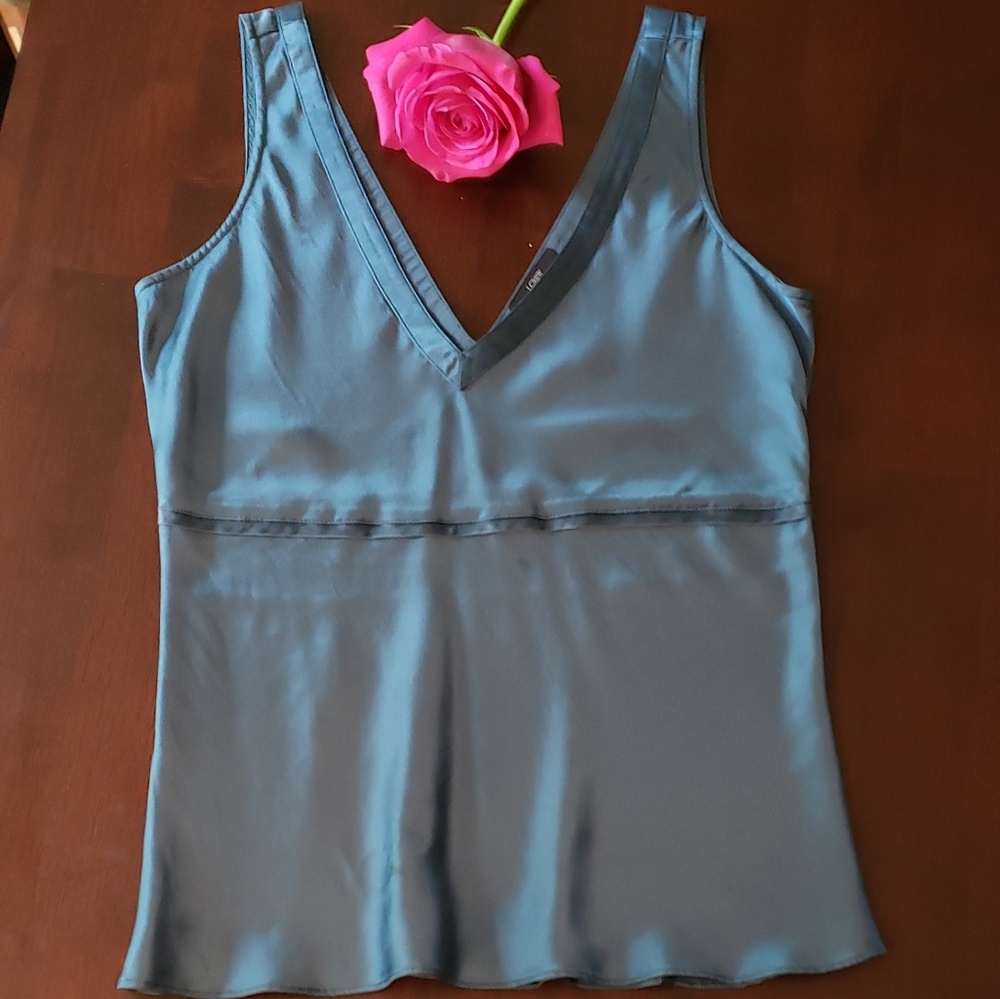JCrew silk sleeveless shirt